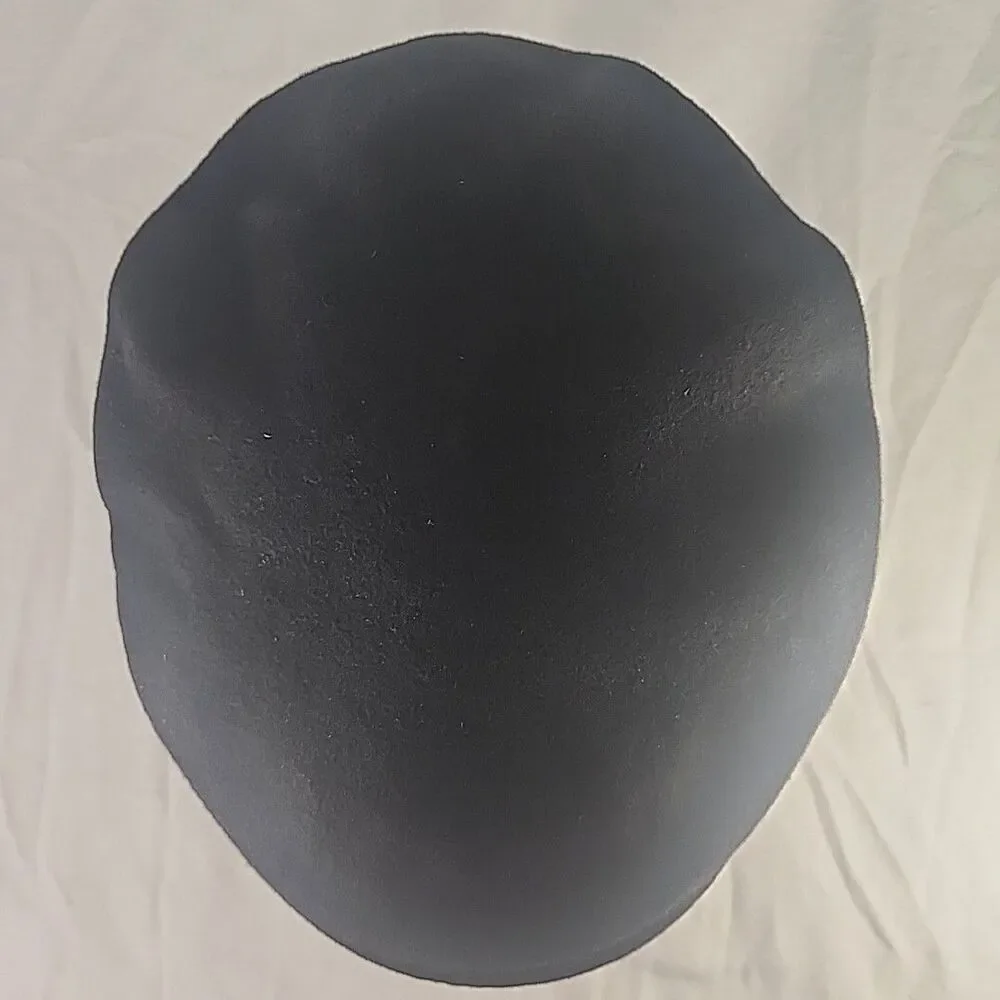 Newsboy Cap Kangol Blue 504 Wool CAO1474 Black RN# 68438 Size XXL Vintage